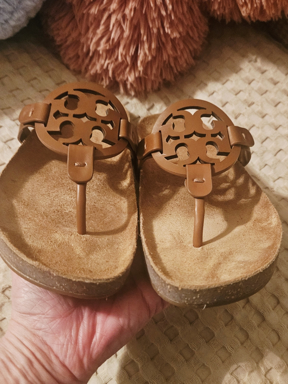 Tory Burch Miller Cloud Brown Sandals - Picture 2 of 10